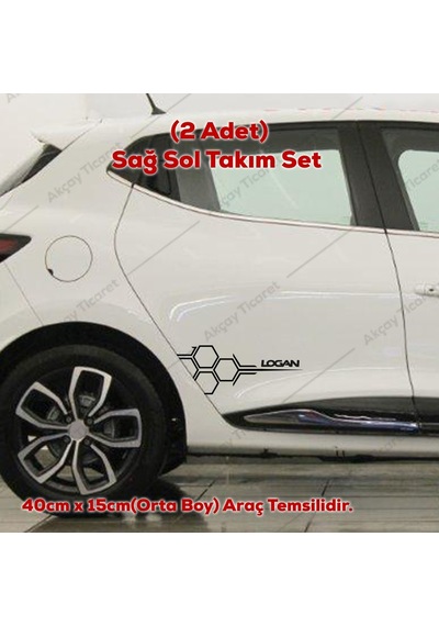 Logan Kapı Altı Sticker Dacia Logan Sticker Dacia Oto Sticker