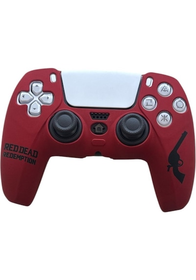 Ps5 Dualsense Koruyucu Silikon Kılıf God Of War Kırmızı