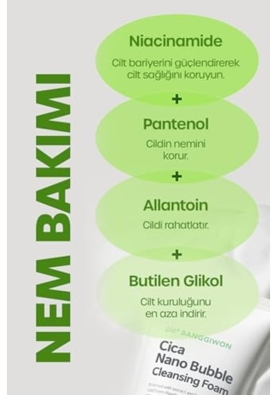 Cica Kabarcık Yüz Temizleme Köpüğü Cica Bubble Cleansing Foam 200 Ml