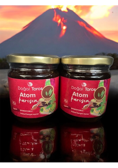 2 X 240 Gr Doğal Toros Atom Çakşır Ballı Ginsengli Polenli Macun