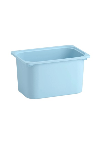 Quick 2 Adet Açık Mavi Çocuk Odası Eşya Oyuncak Saklama Kutusu 42x30x23 Cm 2'li Set Saklama Plastik Mavi - 730883538 Mavi