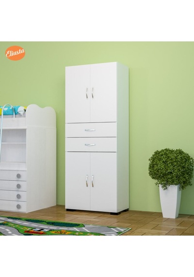 Çok Amaçlı Dolap Mutfak Dolabı Banyo Dolabı Ofis Dolabı Beyaz