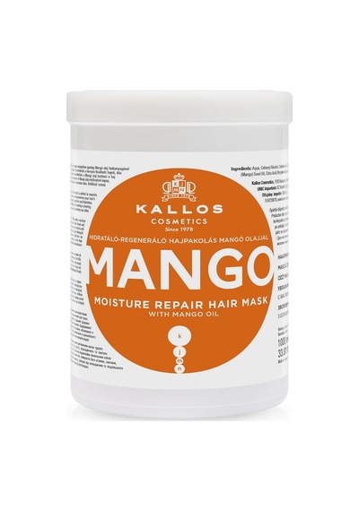 Mango Yağı İçeren 1000ml Nem Verici Ve Onarıcı Saç Bakım Maskesi