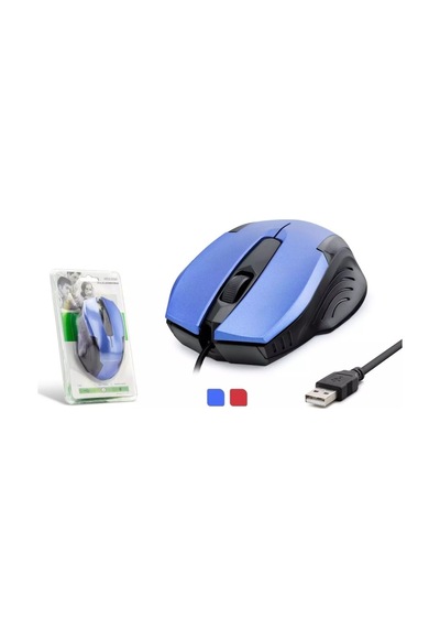 Hadron Hdx3254 Kablolu Optik Mouse - 800 Dpı - Mavi HDX3254