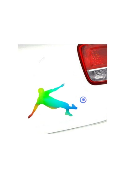 Futbol Oyuncu Sticker Yapıştırması 1
