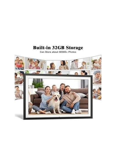 Nethgrow 15.6 Inc Dijital Resim Çerçevesi Wifi 32 Gb 1920x1080 Ips