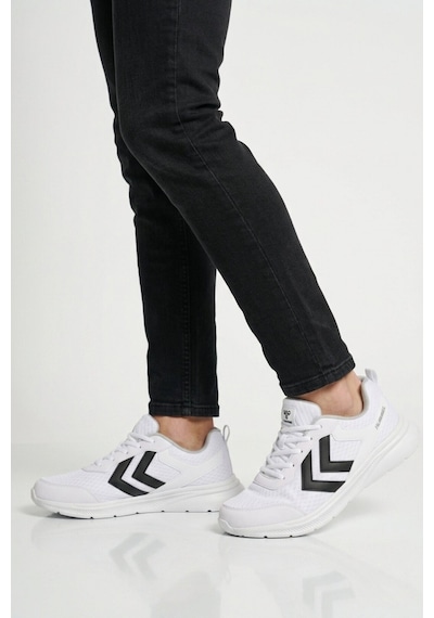 Hummel Beyaz Siyah Fileli Hafif Esnek Unisex Spor Ayakkabı 900887 Hml Nency Iı Beyaz - Siyah