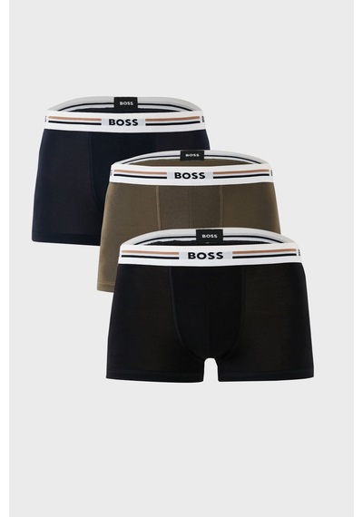Boss Erkek Boxer 50492200 964 Lacivert-siyah-haki Lacivert-siyah-haki Çok Renkli
