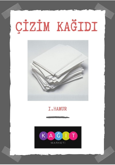 Çözüm Kağıt A2 Çizim Resim Kağıdı 1. Hamur 120 Gr 42x59,4 Cm 50 Adet