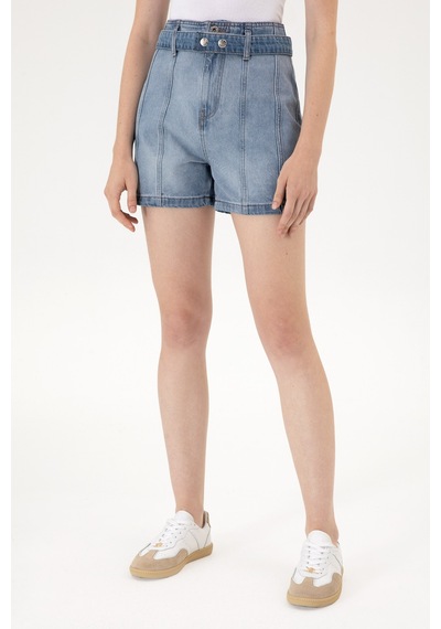 U.s. Polo Assn. Kadın Açık Mavi Şort Jean 50304336-dn0021 Lıght Blue