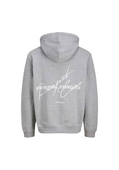 Jack & Jones Cover Graphic Erkek Gri Sweatshirt 12282973-lgm Gri