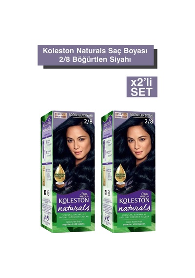 Koleston Naturals Saç Boyası 2/8 Böğürtlen Siyahı X2