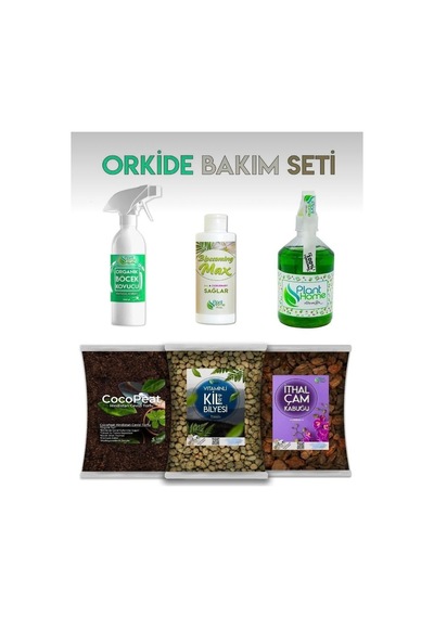 Plant-home Premium Orkide Bakım Seti - Premium Orkide Toprağı Ve Bakım Seti 1 Adet