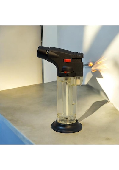 Bkjet Doldurulabilir Blow Torch Pürmüz Çakmak Şeffaf