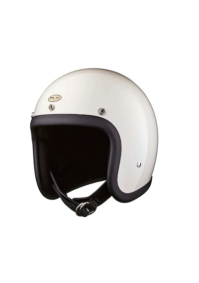 Tt&co 500-tx Vintage Harley Tasarım Açık Ağız Kask L/xl Beyaz