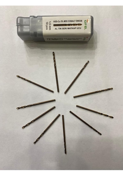 Gfb Hss-cobalt Matkap Ucu 1.5 MM 10adet