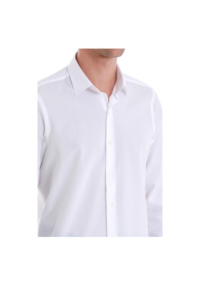 Hatemoğlu Beyaz Comfort Fit Düz 100% Pamuk Slim Yaka Uzun Kollu Spor Gömlek 24d190000008 001 Beyaz Hatemoğlu Beyaz Comfort Fit Düz 100% Pamuk Slim Yaka Uzun Kollu Spor Gömlek 24d190000008 001 Beyaz