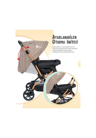 Lia Bebek 4 Baby Çift Yönlü Travel Sistem Bebek Arabası + Ayak Örtüsü İlkadım Bebe