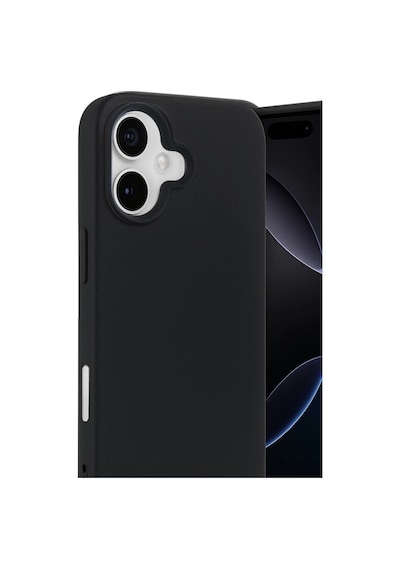 Apple iPhone Uyumlu 17 Nano İçi Kadife Silikon - Siyah Bz8683140885083