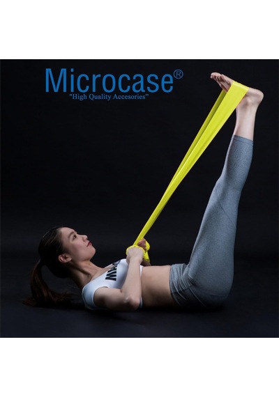 Pilates Bandı Pilates Egzersiz Spor Direnç Lastiği Sert Direnç 150cmx15cm -al4593 Sarı Çok Renkli