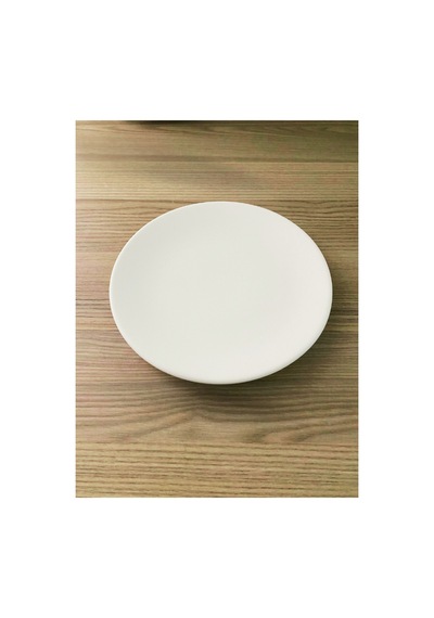 18 Cm'lik Çini Bisküvi Tabak Ham Ürün Mertaban