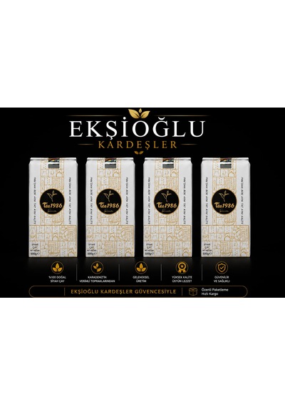 Tea1986 Siyah Çay 500 G X 4 Adet Avantaj Paketi