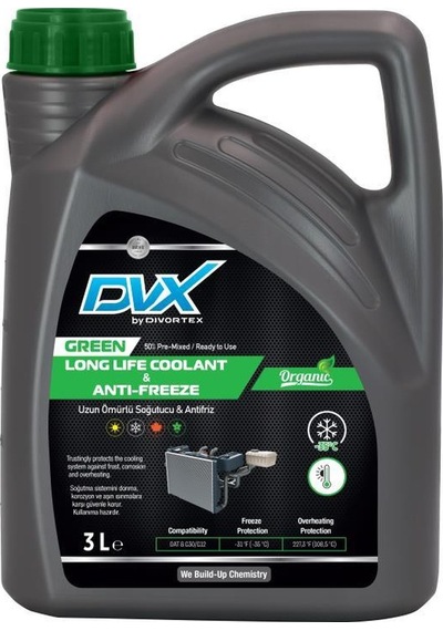 Dvx Antifiriz -35 Organik Yeşik 3 Lt