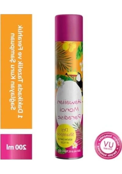Vegan İçerikli Uv Koruyucu Kuru Şampuan - 200 Ml Beyaz