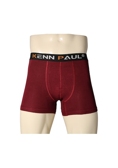 Kenn Paul Erkek Bordo Modal Boxer Rahat Kumaş Premium Boxer Bordo