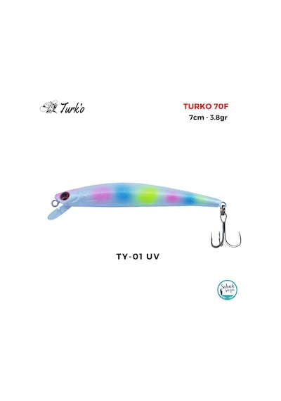 Turko 70mm 3.8gr Maket Balık Ty-01