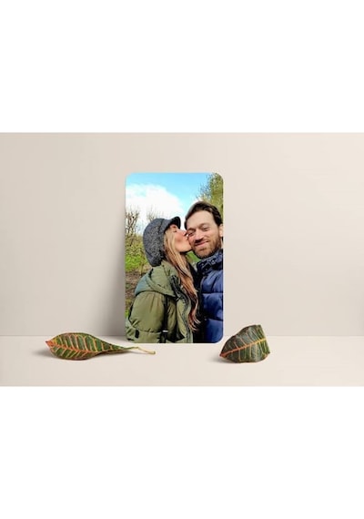 Premium Kişiye Özel 2 Adet Metal Poster Tablo Full Hd Kalite Baskı 15x20 Cm Çok Renkli