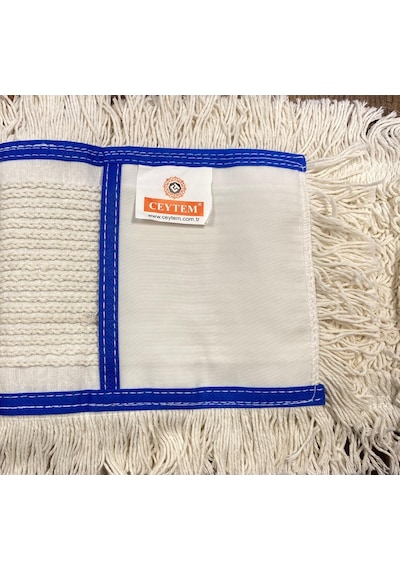 Ceytem Zincir Dikiş Nemli Mop Mavi Biyeli 50 CM