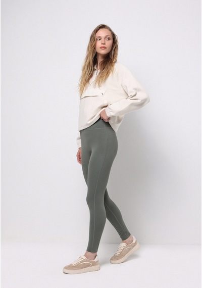 Colin's Colins Slim Fit Kadın Yeşil Örme Tayt Cl1075485 Q1.v1 Sag Sage
