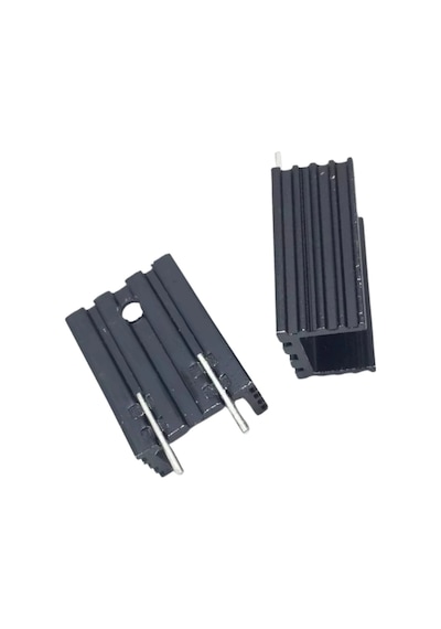 To-220 Metal Soğutucu Heatsink 15x10x20mm 2 Pin 1 Adet
