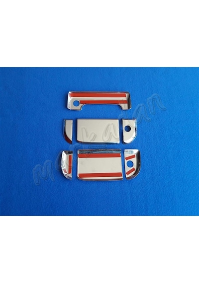 Vw T4 Transporter Krom Kapı Kolu 1995-2003 3 Kapı 7 Parça  Paslanm