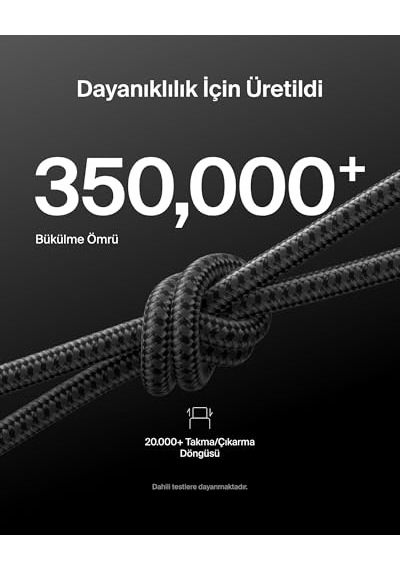 Belkin Eco Usb-c - Micro Usb Kablosu, 1 M, Yumuşak, Örgülü, Esnek Hızlı Şarj Kablosu, Usb-ıf Sertifikalı Type-c Diğer