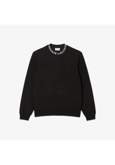 Lacoste Sh9542 Erkek Sweatshirt Siyah