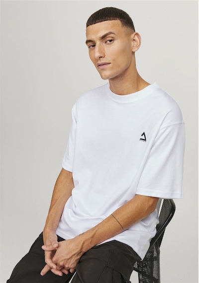 Jack & Jones Sirt Ve Gögüs Baskili Tisört - Triangle 12253435 Beyaz Yeşil Jack & Jones Sirt Ve Gögüs Baskili Tisört - Triangle 12253435 Beyaz Yeşil