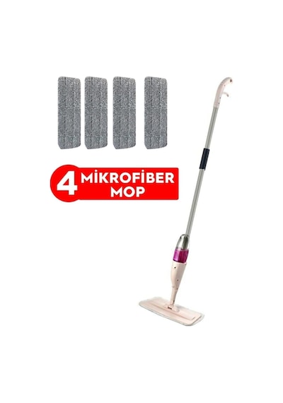Proff Sprey Mop + 4 Yedek Bez