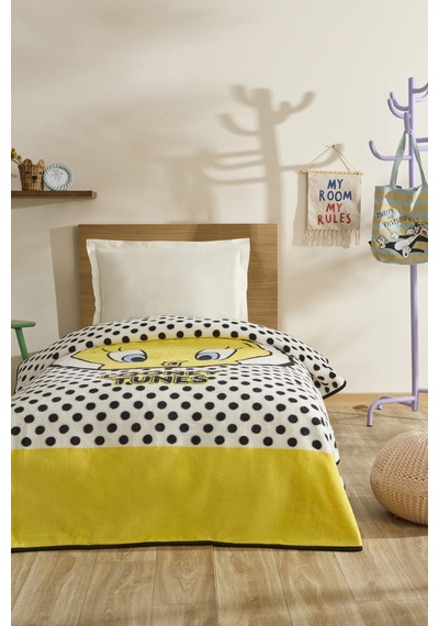 Karaca Home Tweety Tek Kişilik Battaniye Sarı Sarı