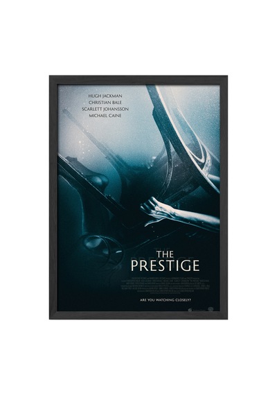 Prestij Siyah Ahşap Çerçeveli Poster, Dekoratif Film Duvar Tablosu