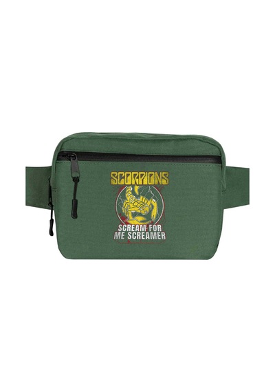 Scorpions Scream For Me Screamer Yeşil Bel Çantası