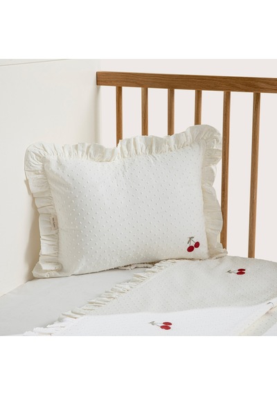 Cherry Boom Yatak Örtüsü Set Vanilya