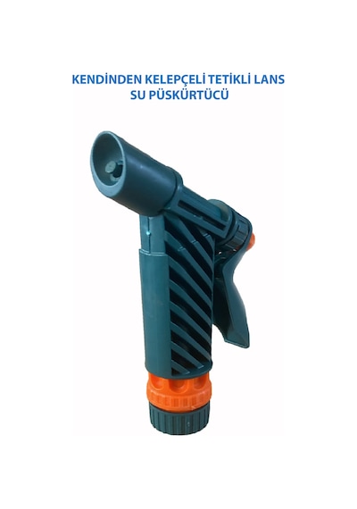 El Kontrollü Kendinden Kelepçeli Hortum Ucu, Lans Araç Yıkama Ve Bahçe Sulama Aparatı Ayarlanabilir Su Püskürtme Hortum Ucu