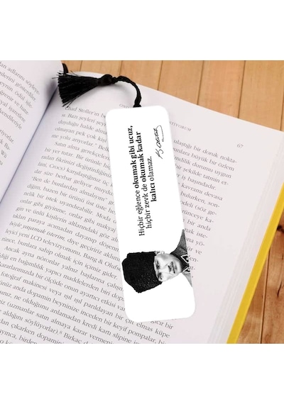 Atatürk Temalı Kitap Ayraçı