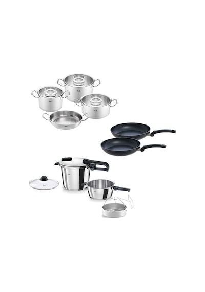 Fissler Vitaquick Edition 6+3 Litre Düdüklü Tencere + Original Profi Collection Tencere Ve Tava Seti Çok Renkli