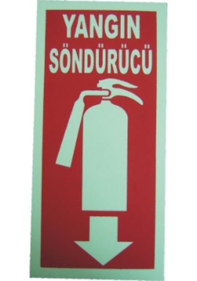 Lorex Fosforlu Levha yangın Söndürücü Yazılı İşaret