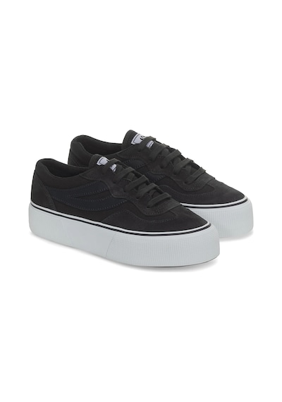 Superga 3041 Revolley Colorblock Platform Kadın Siyah Sneaker S1151mw-a6p 001