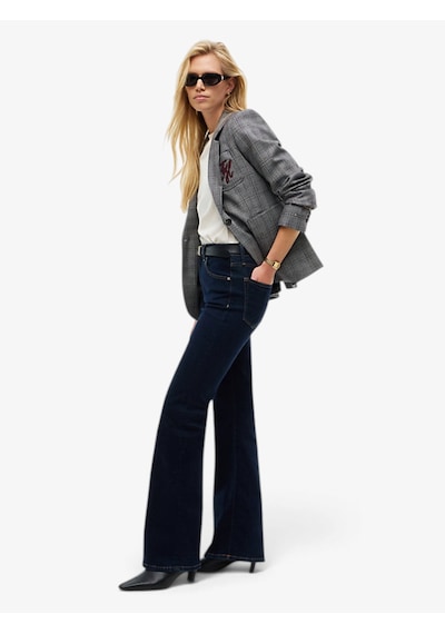 Tommy Hilfiger Luna Mıd Rıse Flare Essentıal Kadın Mavi Denim Pantolon - Ww0ww52185