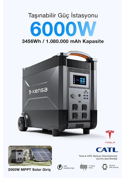 6000w Taşınabilir Güç İstasyonu